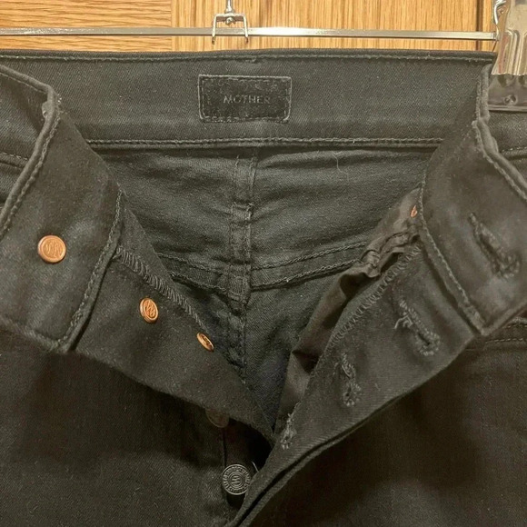Mother Denim The Tripper Not Guilty (Black) Size 25 - Picture 6 of 8
